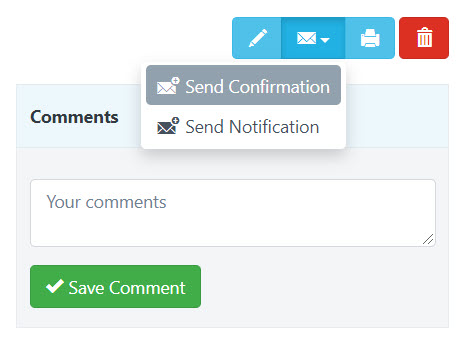 Submission Management - Resend emails